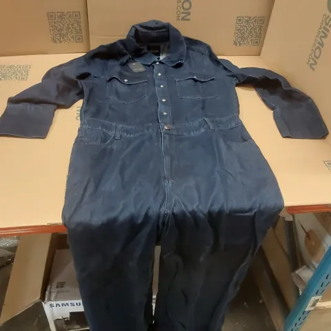 BOX CONTAINING APPROXIMATELY 6x BRAND NEW ANTHOLOGY INDIGO BOILERSUITS - SIZE 14