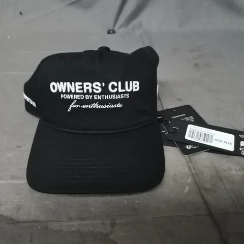 REPRESENT OWNERS CLUB CAP IN BLACK ONE SIZE