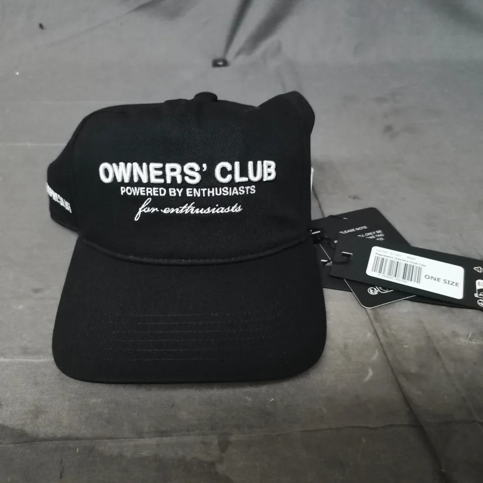 REPRESENT OWNERS CLUB CAP IN BLACK ONE SIZE