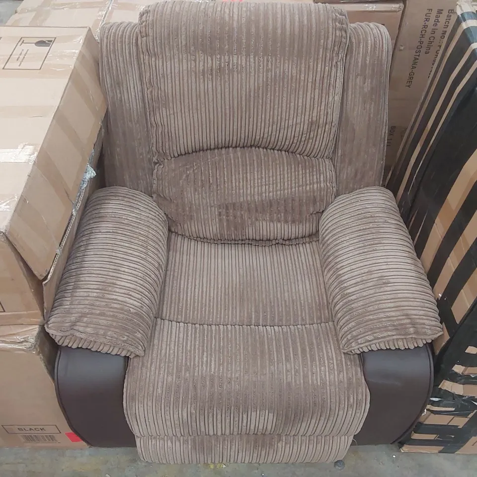 QUALITY DESIGNER MANUAL RECLINER ARMCHAIR 