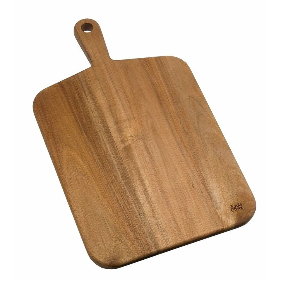 BOXED ACACIA WOOD CHOPPING BOARD 27X46CM
