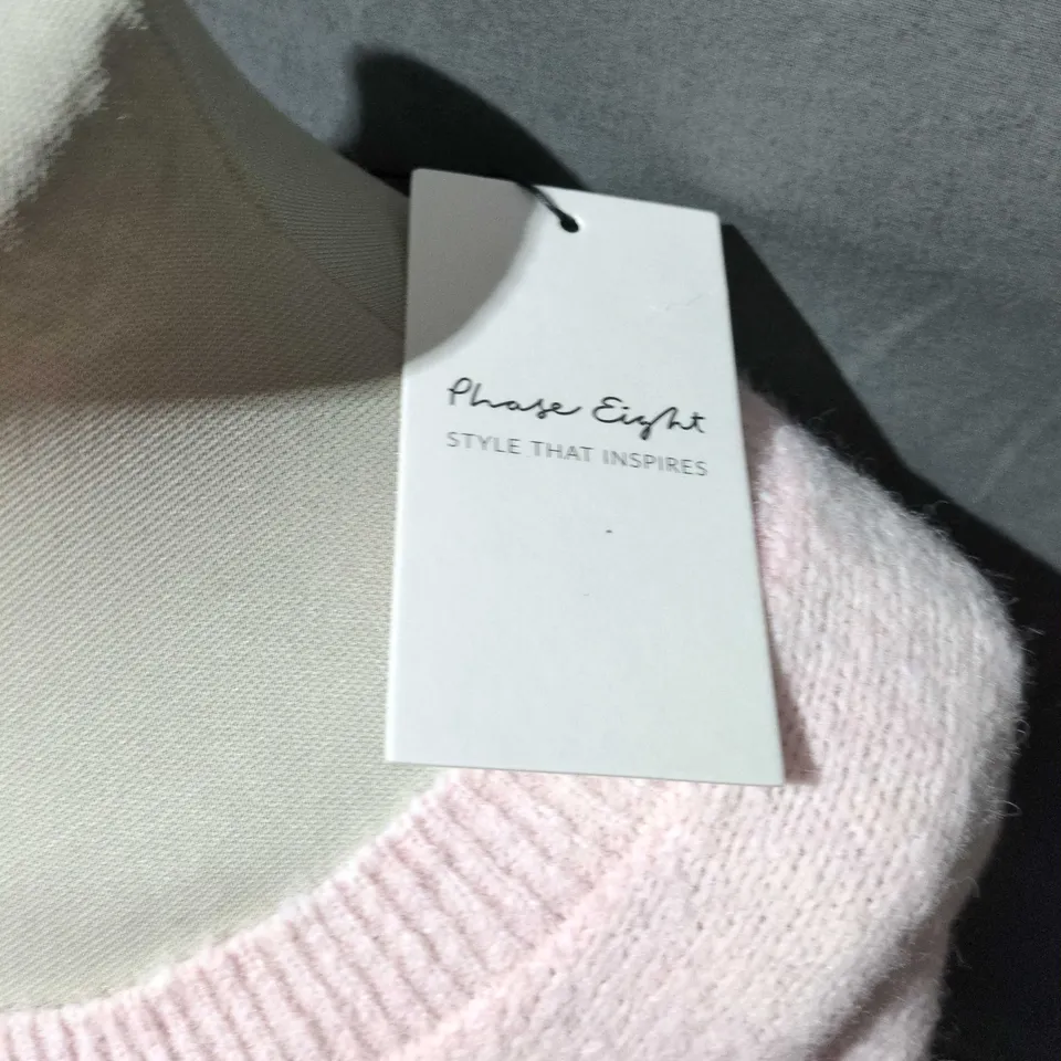 PHASE EIGHT LEAH COSY JUMPER – PINK – SIZE L