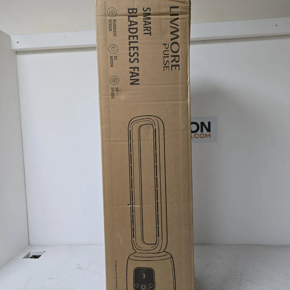 LIVMORE PULSE BLADELESS FAN – TOWER FAN (BOXED)