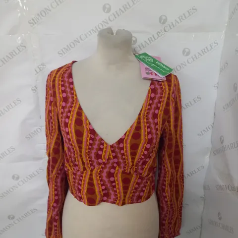 LUCY AND YAK SADIE BLOUSE SIZE 10