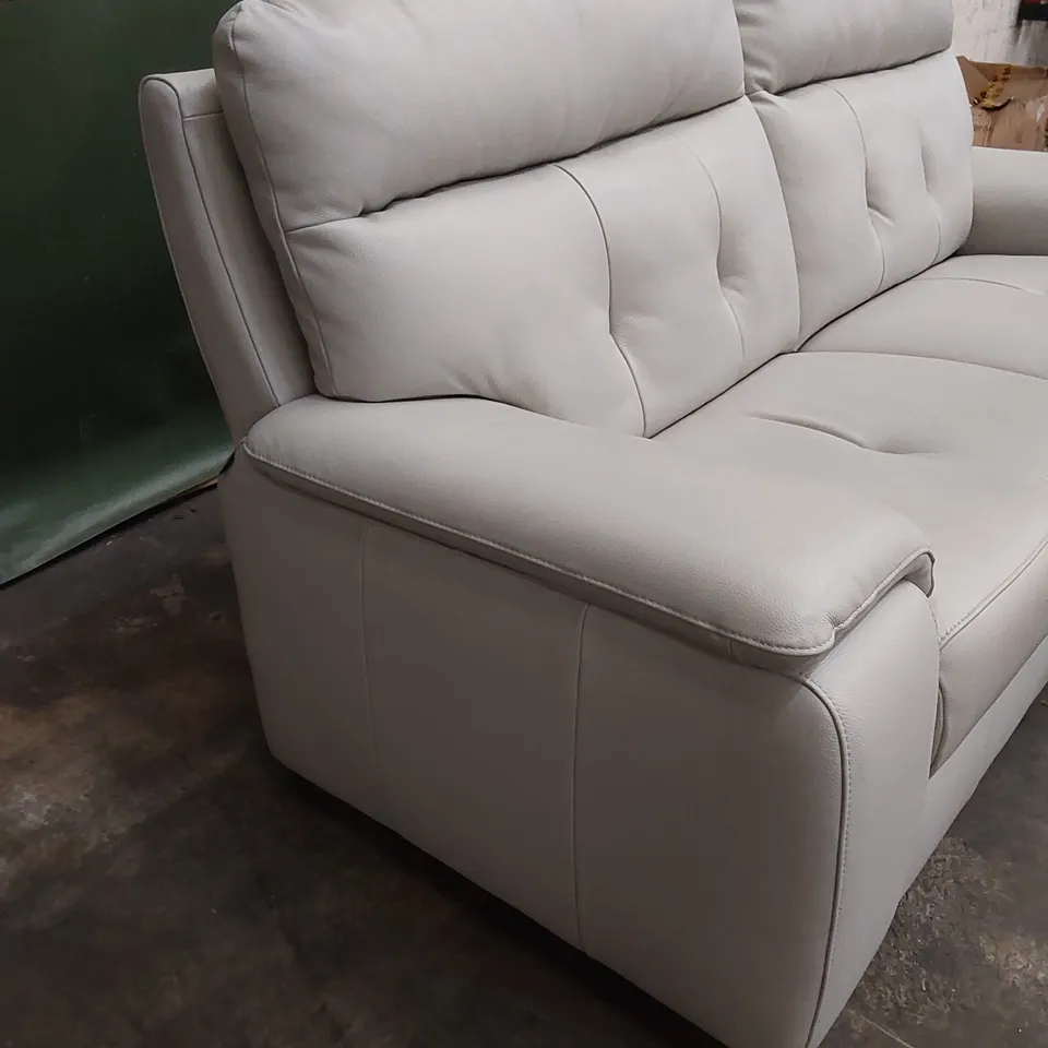 QUALITY DESIGNER ITALIAN MADE ERBA 3 LEATHER UPHOLSTERED SOFA 