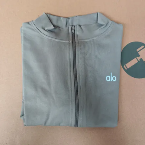 ALO ZIP JACKET IN LIGHT TAUPE SIZE UNSPECIFIED