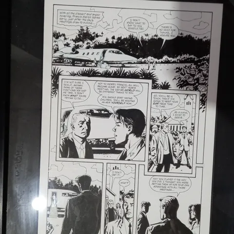 FRAMED AND MOUNTABLE COLLECTIBLE COMIC STRIP ARTWORK