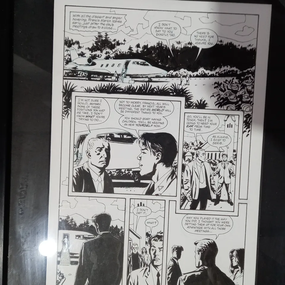 FRAMED AND MOUNTABLE COLLECTIBLE COMIC STRIP ARTWORK