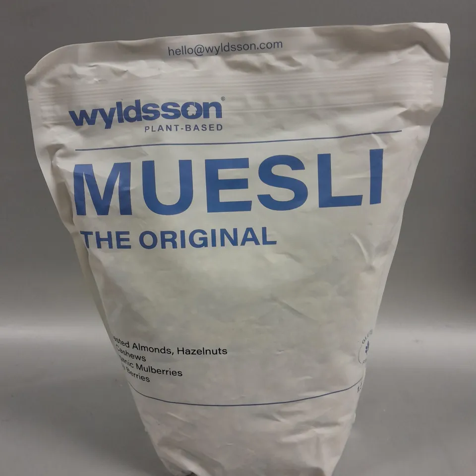 SEALED WYLDSSON PLANT BASED MUESLI - 1.5KG 