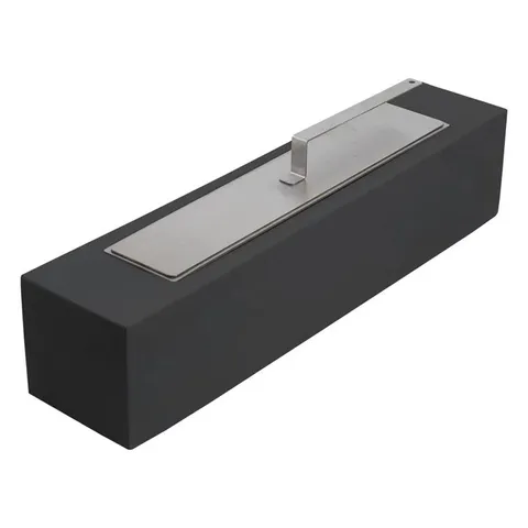 BOXED LYSSETTE CEMENT BIO-ETHANOL TABLETOP FIREPLACE (1 BOX)