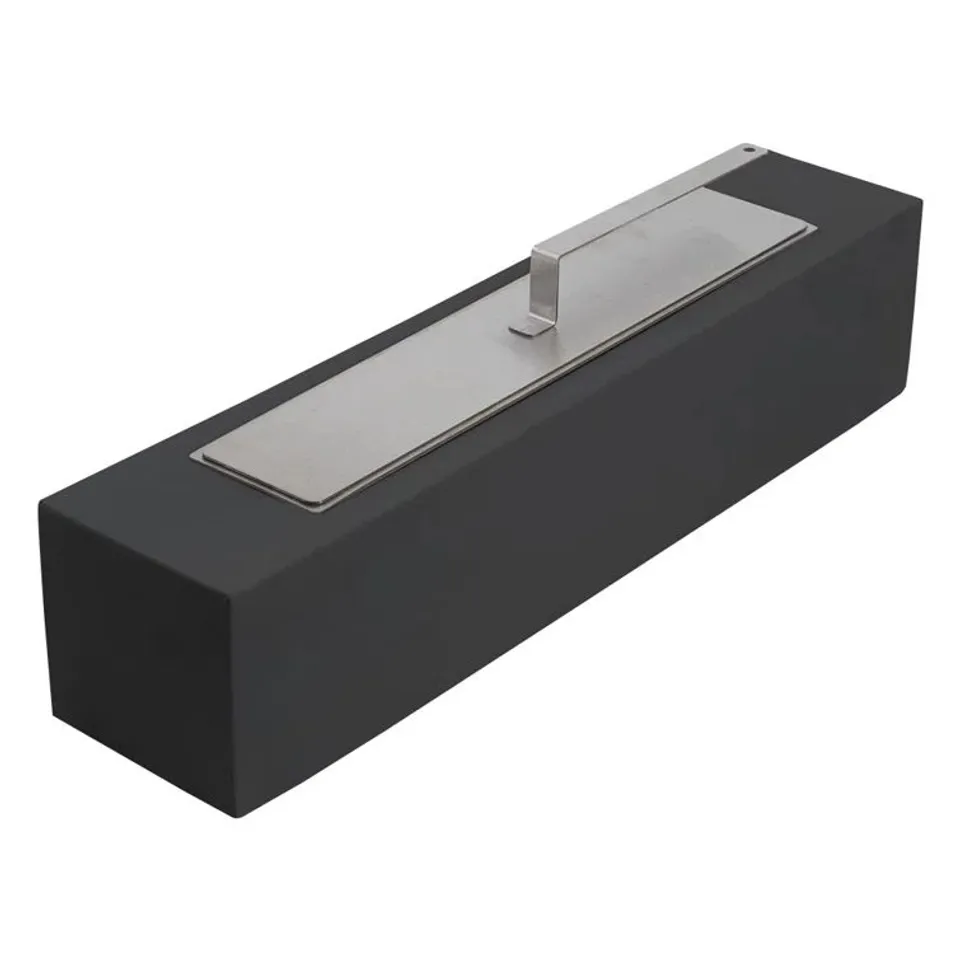 BOXED LYSSETTE CEMENT BIO-ETHANOL TABLETOP FIREPLACE (1 BOX)