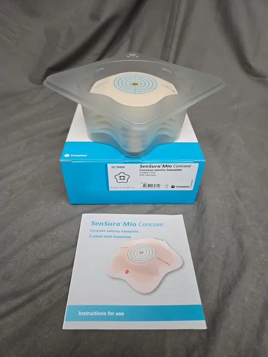 Lot 1274: BOXED SENSURA MIO CONCAVE OSTOMY BASEPLATE 2-PIECE CLICK WITH ...