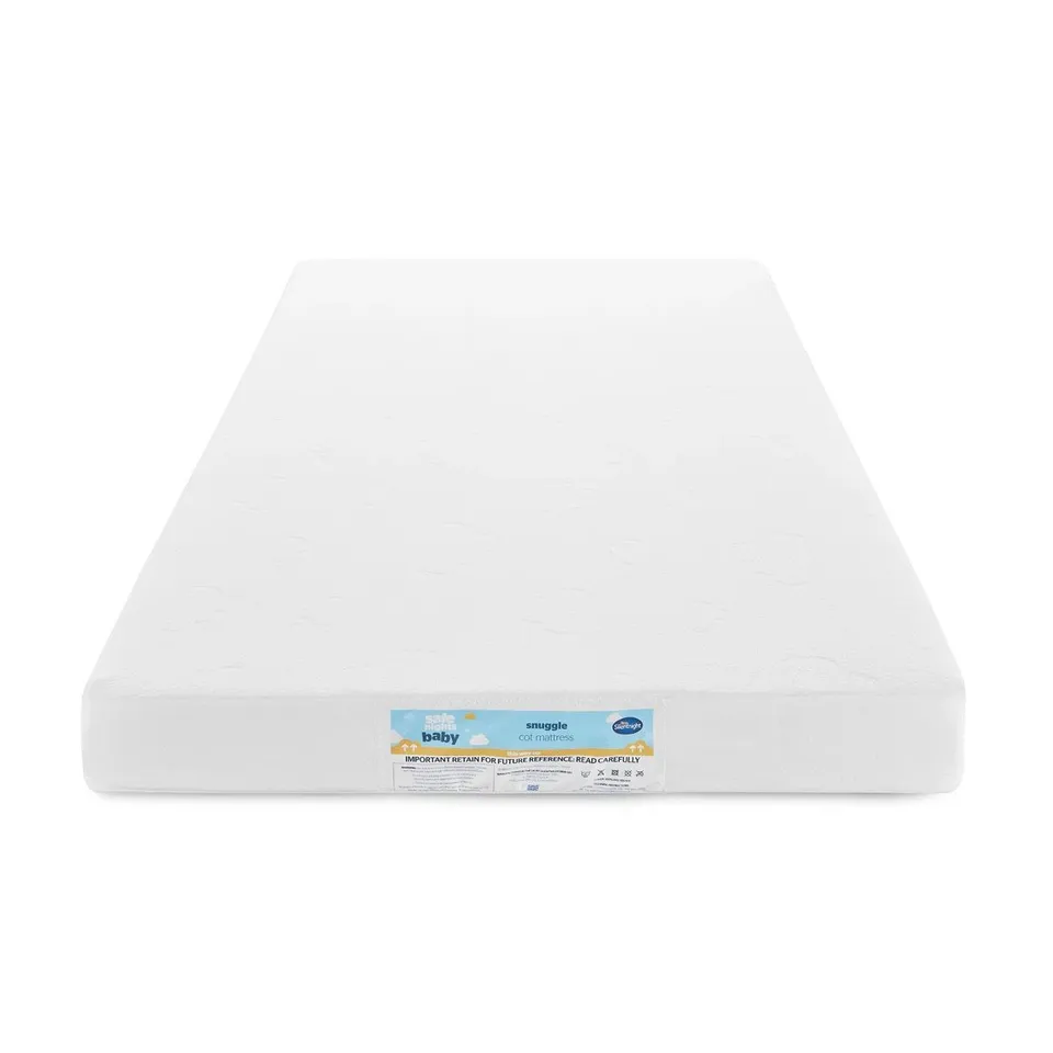QUALITY BAGGED SILENTNIGHT SAFE NIGHTS SNUGGLE BREATHABLE COT MATTRESS - 70cm