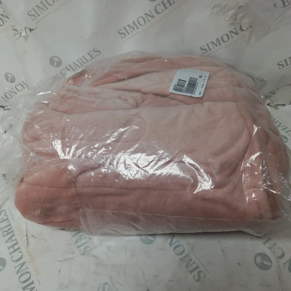 COZEE HOME VELVETSOFT HEATED THROW IN PINK