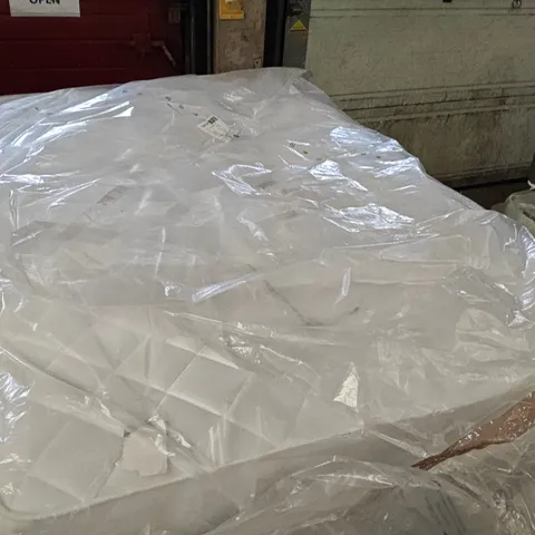 QUALITY BAGGED DOUBLE 135CM AIRSPRUNG LUXURY QUILTED MEDIUM MATTRESS