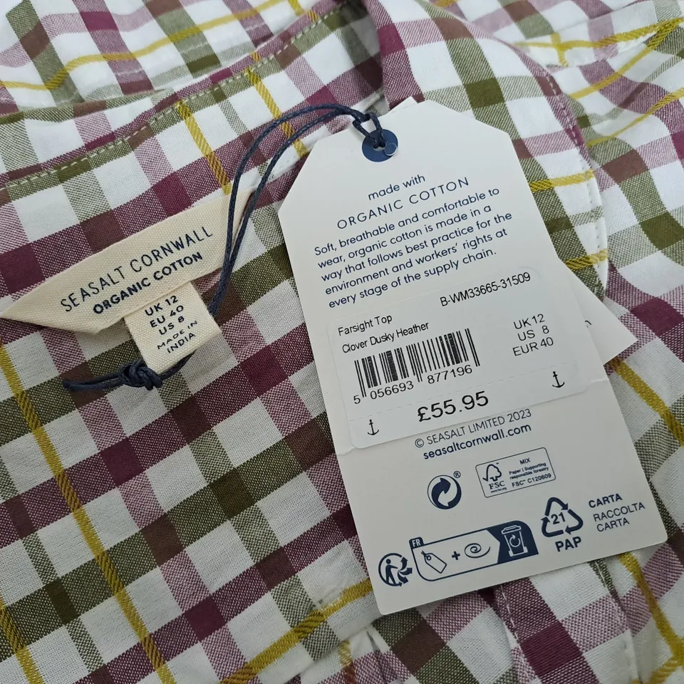 SEASALT CORNWALL FAIRSIGHT TOP - UK 12