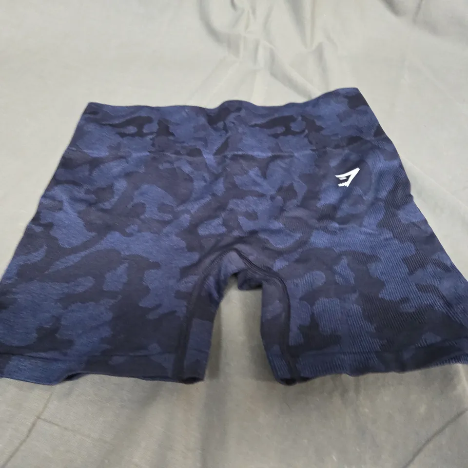 GYMSHARK ADAPT CAMO SEAMLESS SHORTS SIZE L