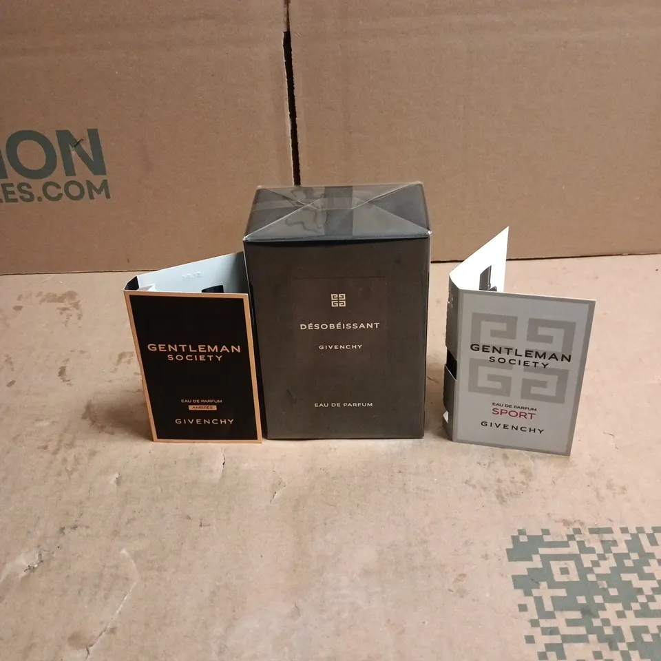GIVENCHY GIFT BOX TO INCLUDE DESOBEISSANT EAU DU PARFUM + 2 GIVENCHY SAMPLERS