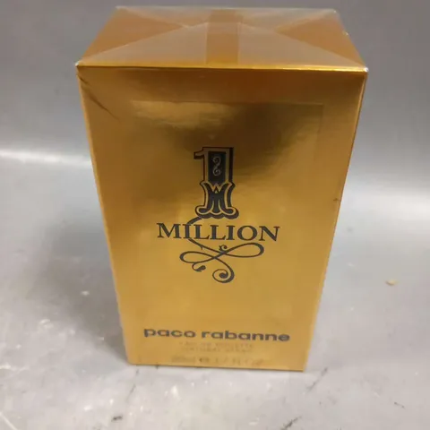 BOXED AND SEALED PACO RABANNE 1 MILLION EAU DE TOILETTE 50ML