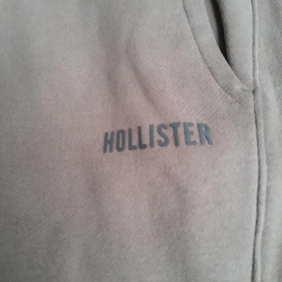HOLLISTER SWEATPANTS JOGGERS IN BROWN - LARGE