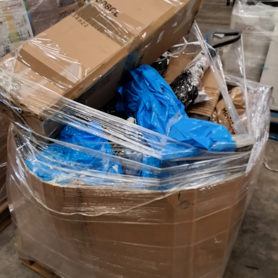 PALLET OF APPROXIMATELY 22 UNPROCESSED RAW RETURN HOUSEHOLD AND ELECTRICAL GOODS TO INCLUDE;