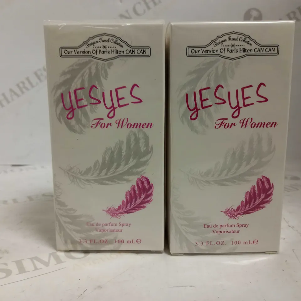 LOT OF 10 DFC YES YES EDP 100ML