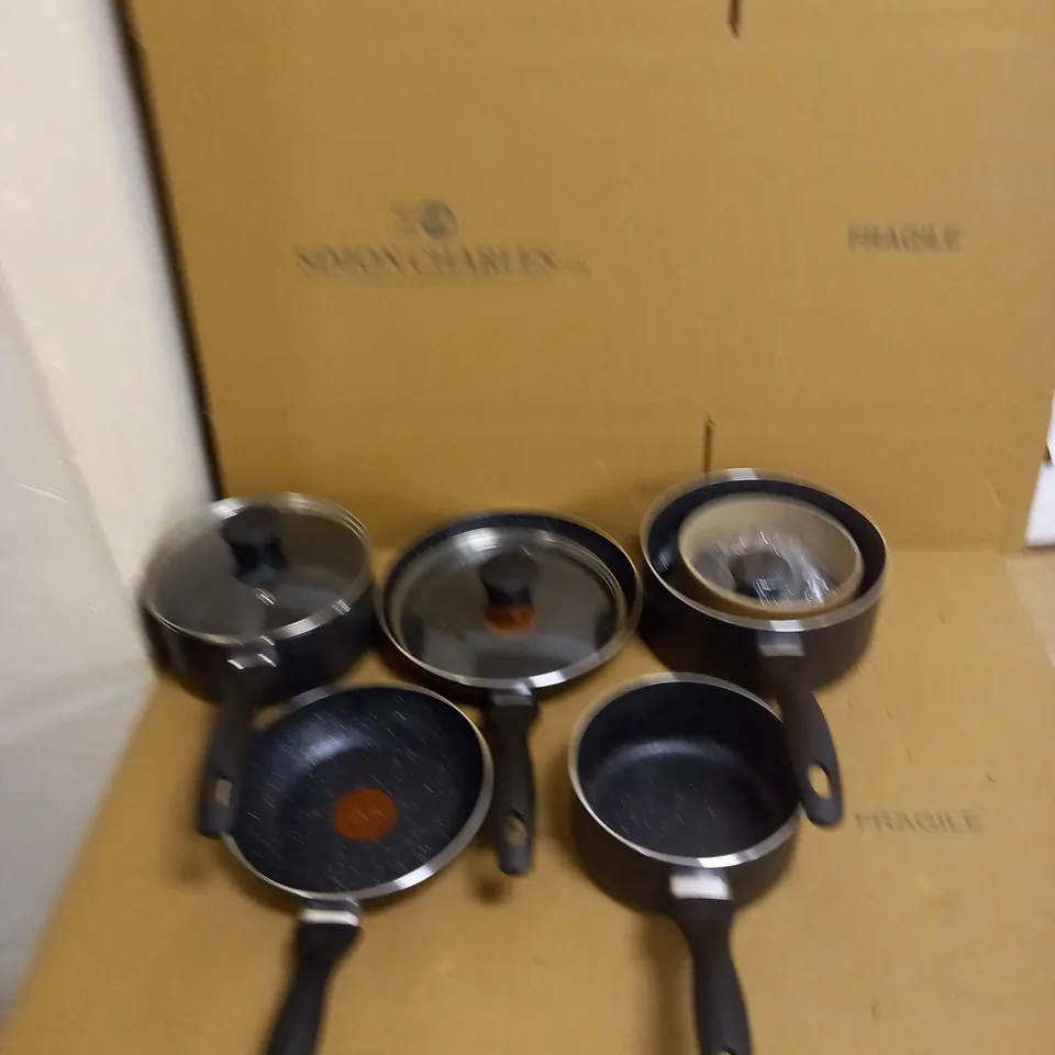 TEFAL ORIGINS STONE POTS AND PANS SET