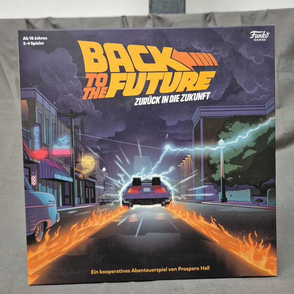 SEALED FUNKO BACK TO THE FUTURE ZURUCK IN DIE ZUKUNFT BOARD GAME (GERMAN)