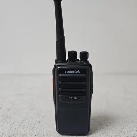 RADIOTEK RT100 HANDHELD RADIO (WALKIE-TALKIE) BLACK
