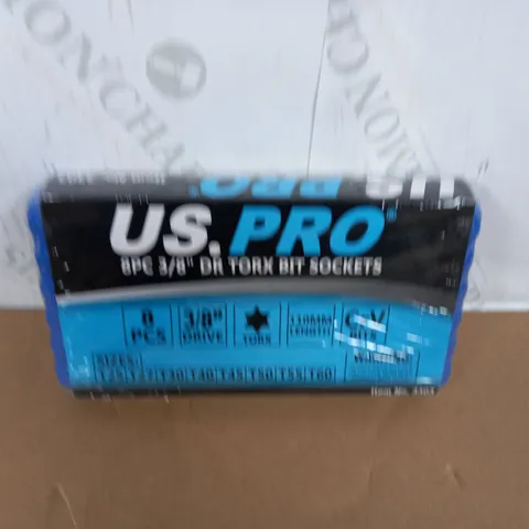 US.PRO 8PC 3/8" DR TORX BIT SOCKETS