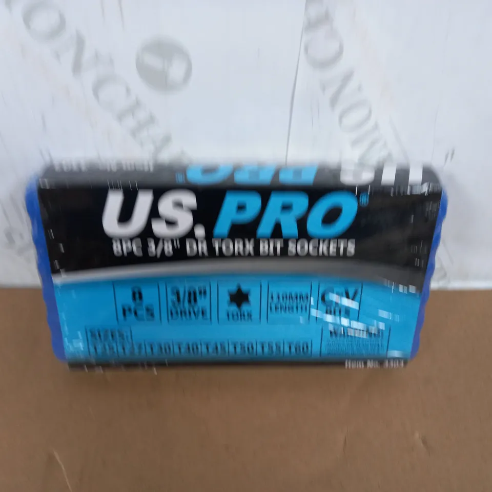 US.PRO 8PC 3/8" DR TORX BIT SOCKETS
