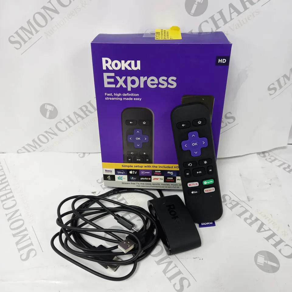 BOXED ROKU EXPRESS STREAMING PLAYER