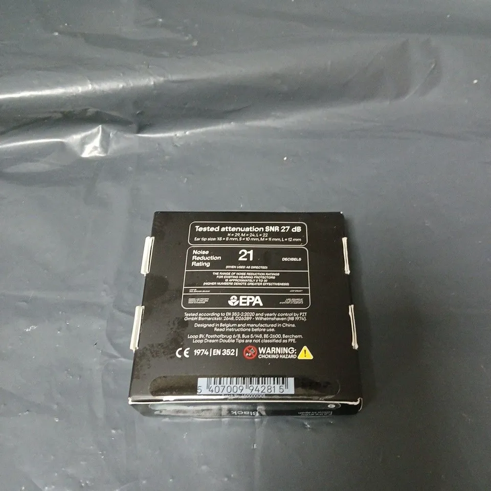 LOOP BLACK DREAM EAR PLUGS BOXED