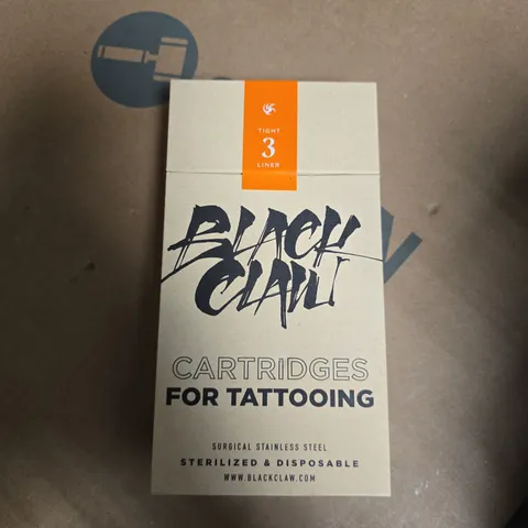 BLACK CLAW TATTOO CARTRIDGES FOR TATTOOING – TIGHT 3 LINER (STERILISED)