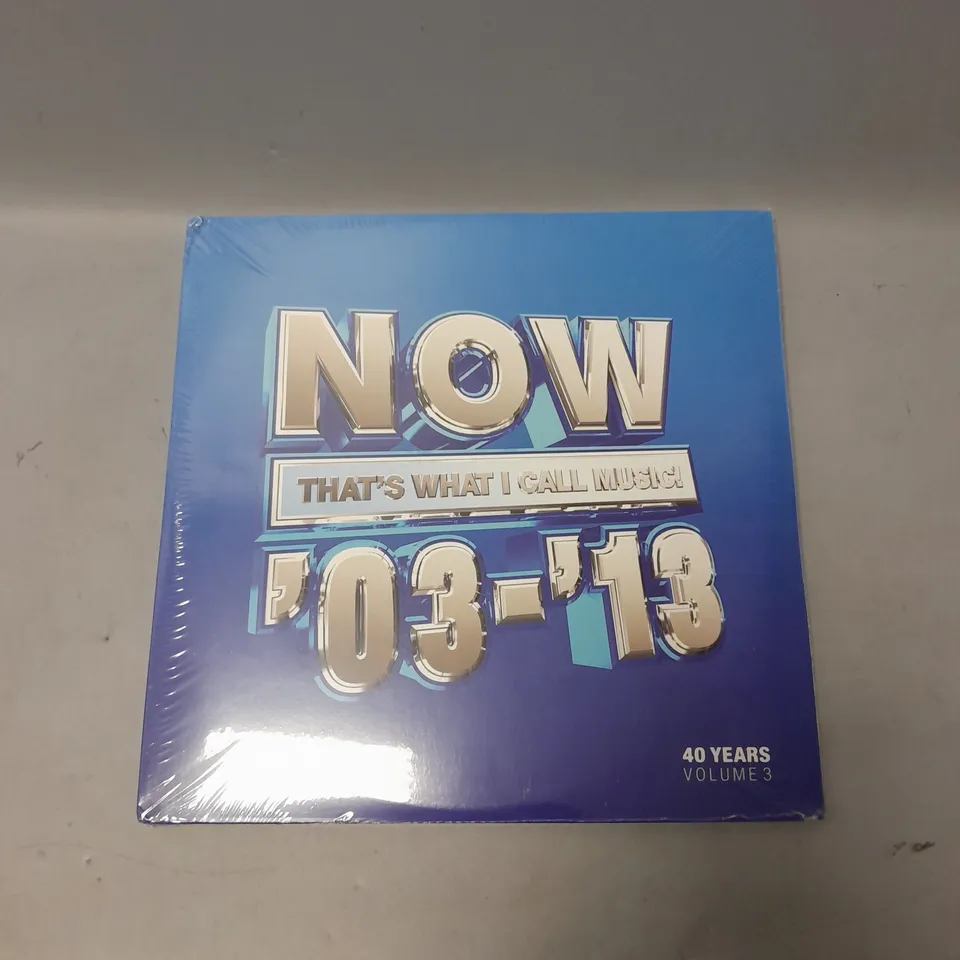 SEALED NOW THATS WHAT I CALL MUSIC 03-13 VINYL
