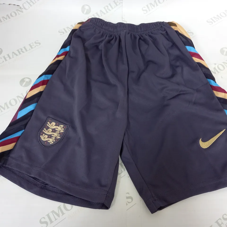 NIKE ENGLAND AWAY SHIRT AND SHORTS - SIZE 28