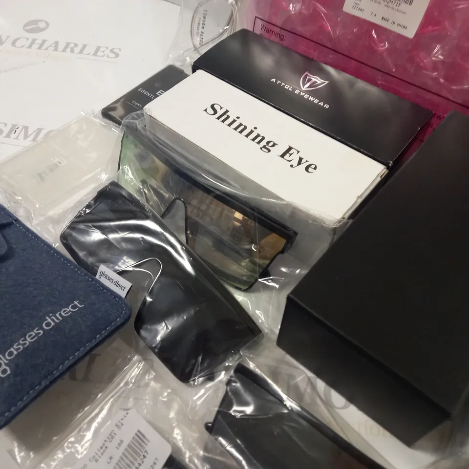 LOT OF ASSORTED GLASSES TO INCLUDE ATTCL EYEWEAR, ESSNTL FRAMES AND JOJO MAMAN BEBE