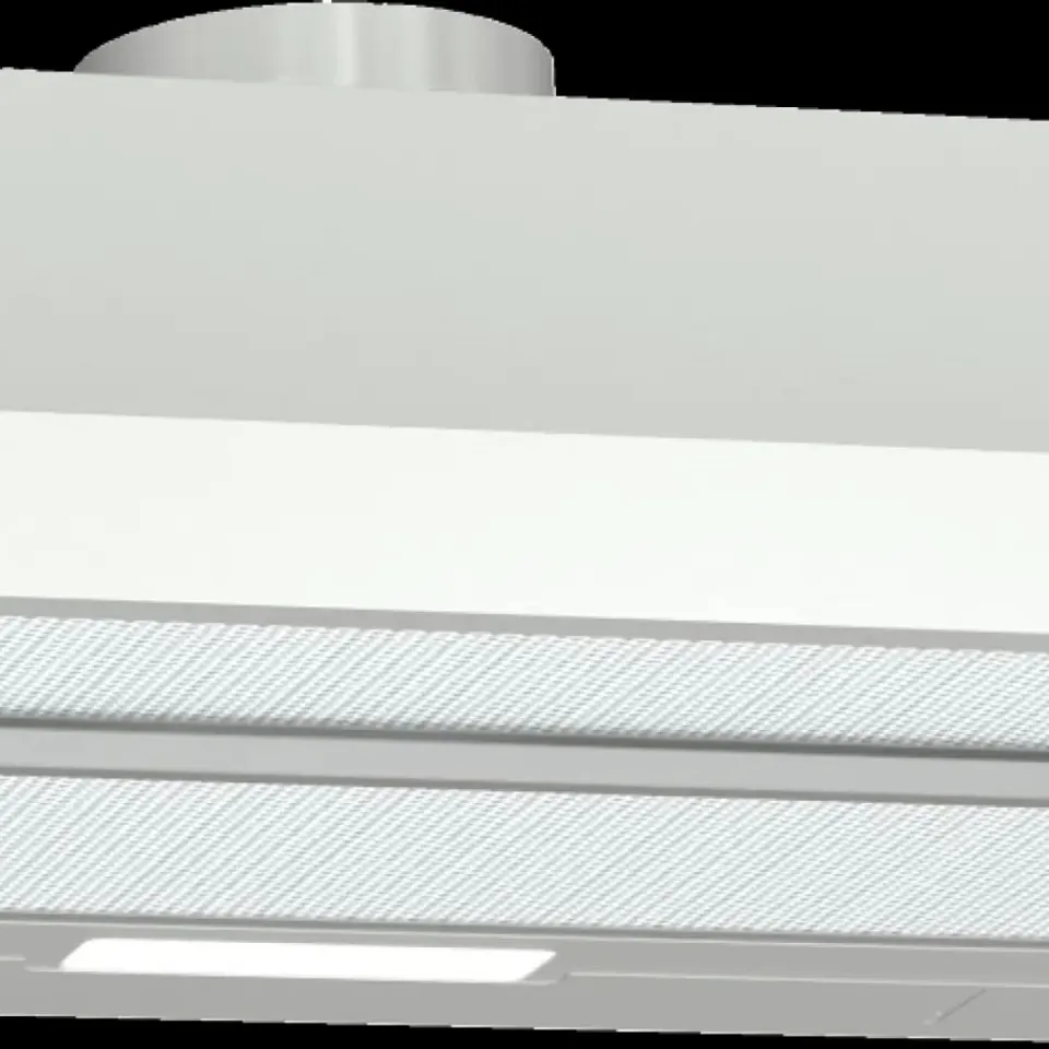 BAGGED HISENSE 60CM TELESCOPIC CANOPY COOKER HOOD - STAINLESS STEEL