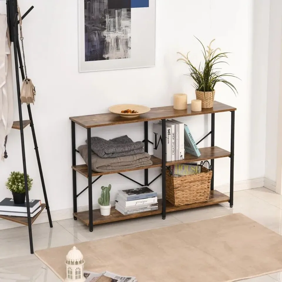 BOXED GOODIN 120cm W MANUFACTURED WOOD SHELVING UNIT (1 BOX)