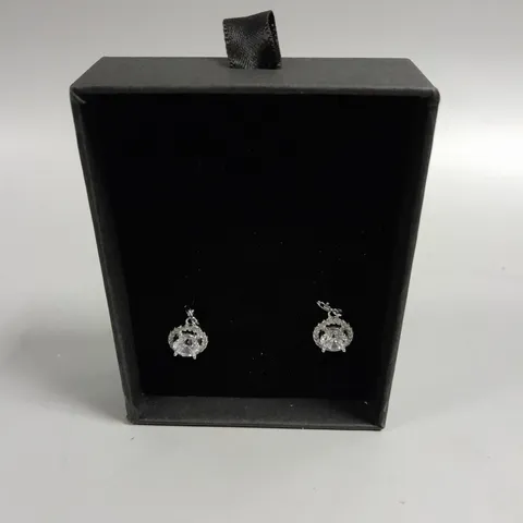 INFINITY DIAMOND JEWELLERY DROP EARRINGS