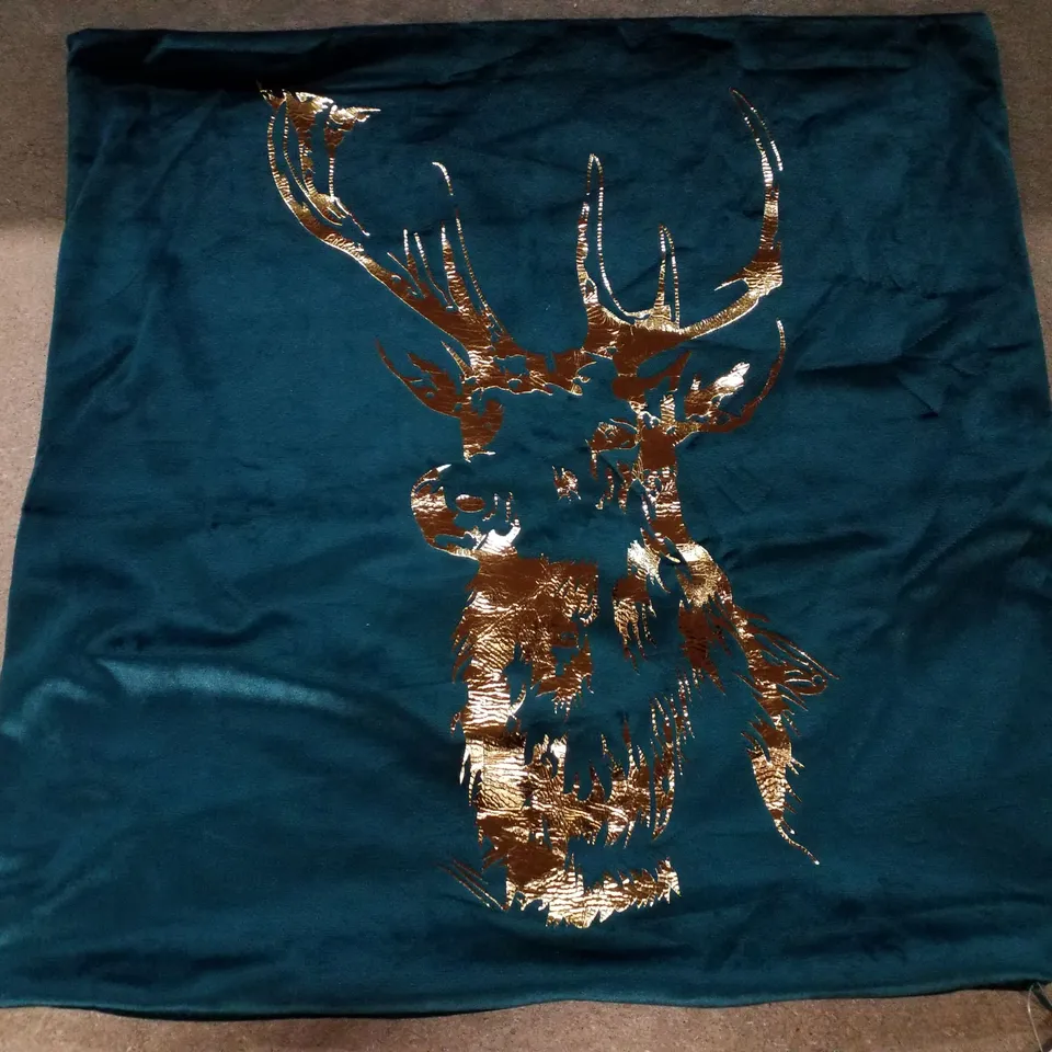 OLGIE STAG SQUARE SCATTER CUSHION COVER 