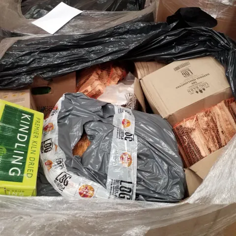PALLET CONTAINING ASSORTED KINDLING