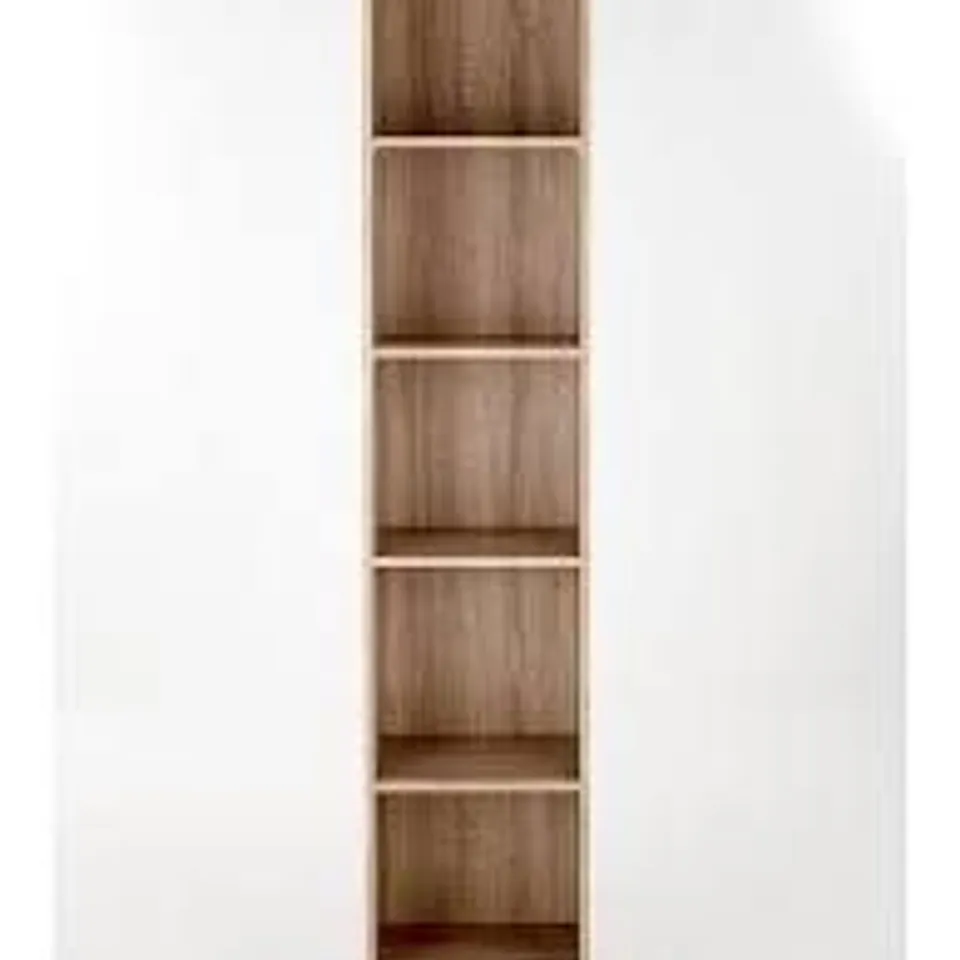 BOXED METRO TALL BOOKCASE OAK (1 BOX)
