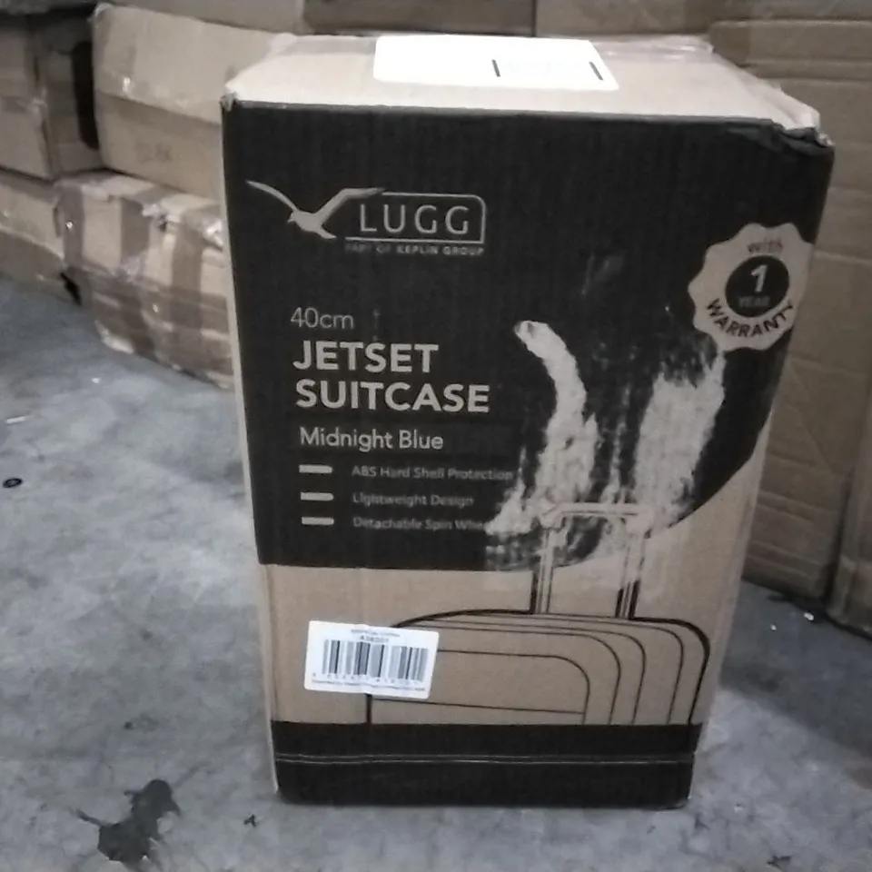 BOXED 40CM JET-SET SUITCASE MIDNIGHT BLUE