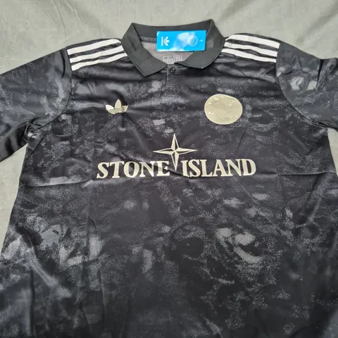 AJAX FC ADIDAS JERSEY WITH STONE ISLAND - SIZE L