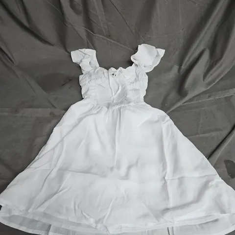 HOLLISTER OPEN BACK ROMPER DRESS IN WHITE SIZE XXS