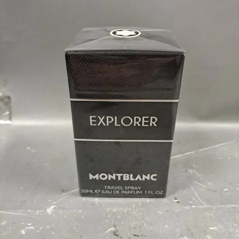 BOXED AND SEALED MONT BLANC EXPLORER TRAVEL EAU DE PARFUM 30ML 