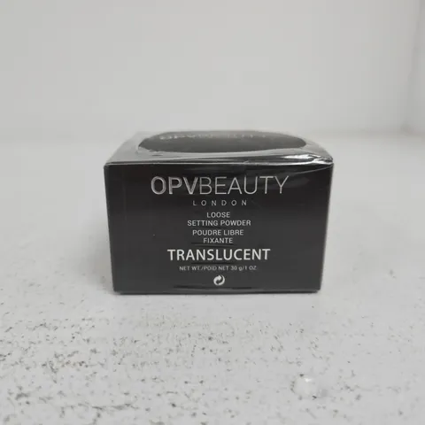 BOXED AND SEALED OPVBEAUTY LONDON LOOSE SETTING POWDER TRANSLUCENT (30G)