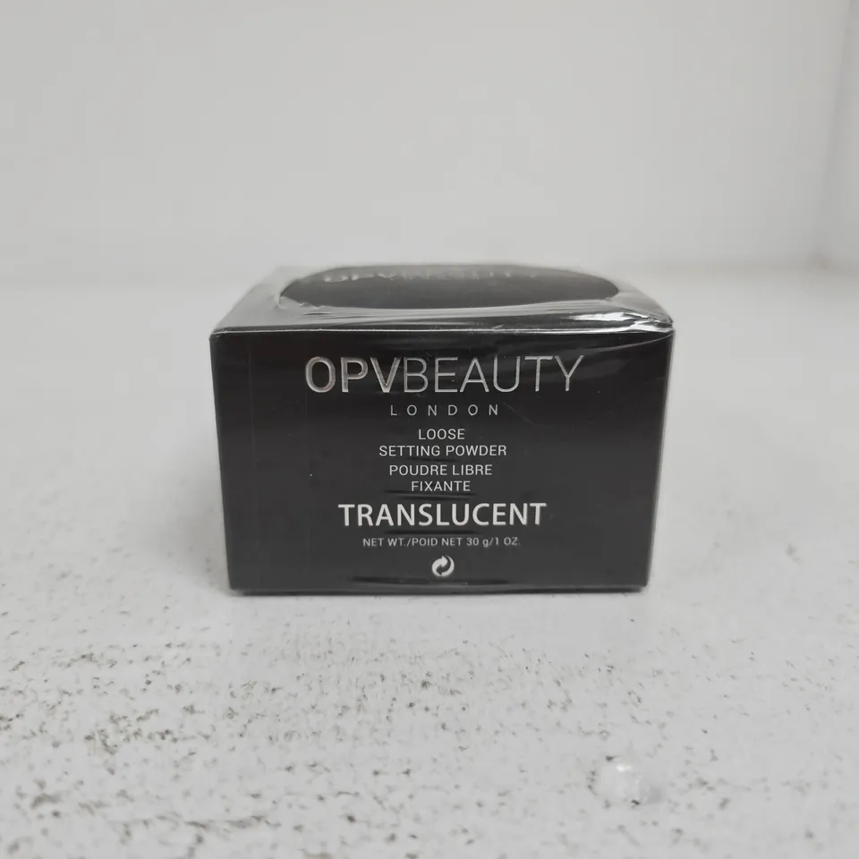BOXED AND SEALED OPVBEAUTY LONDON LOOSE SETTING POWDER TRANSLUCENT (30G)