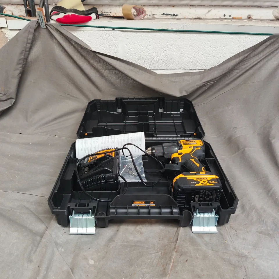 DEWALT 18V XRE BRUSHLESS DRILL WITH BLACK CASE